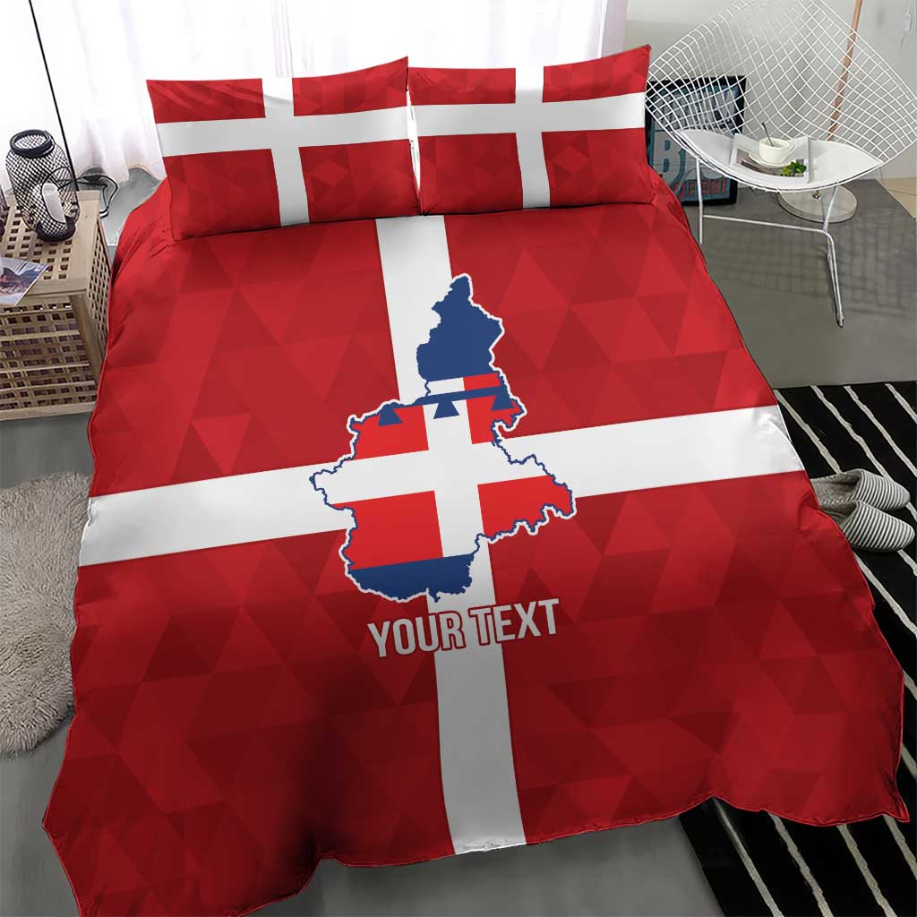 Personalized Italy Piedmont Bedding Set Inspiration Flags Style