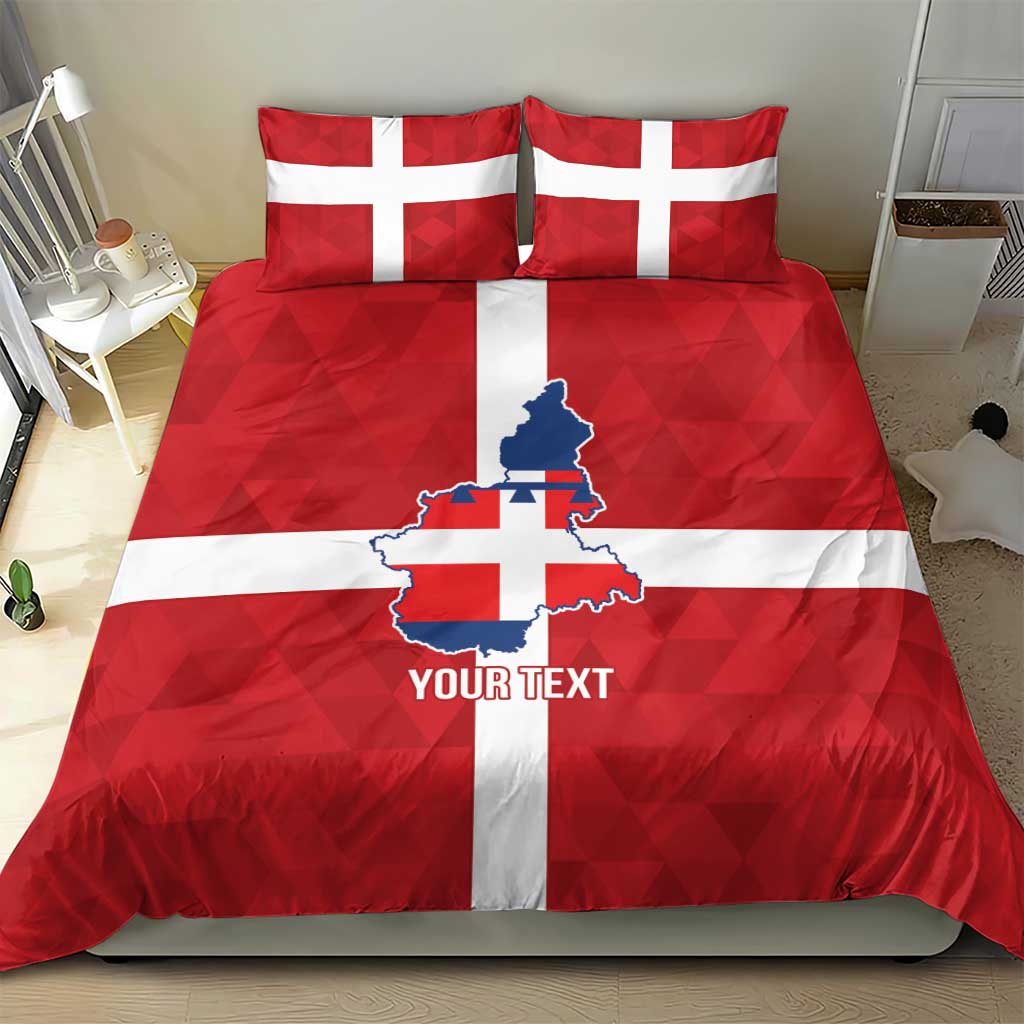 Personalized Italy Piedmont Bedding Set Inspiration Flags Style