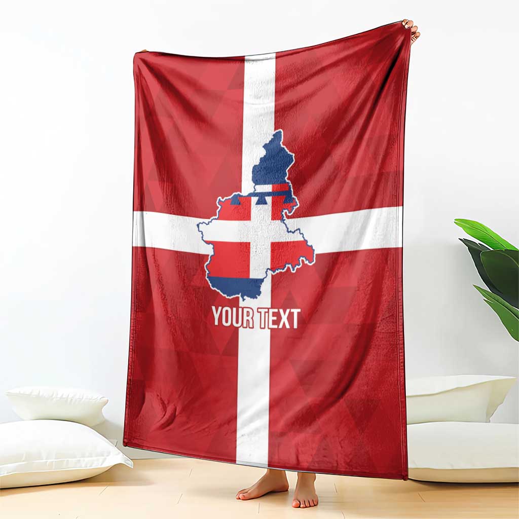 Personalized Italy Piedmont Blanket Inspiration Flags Style