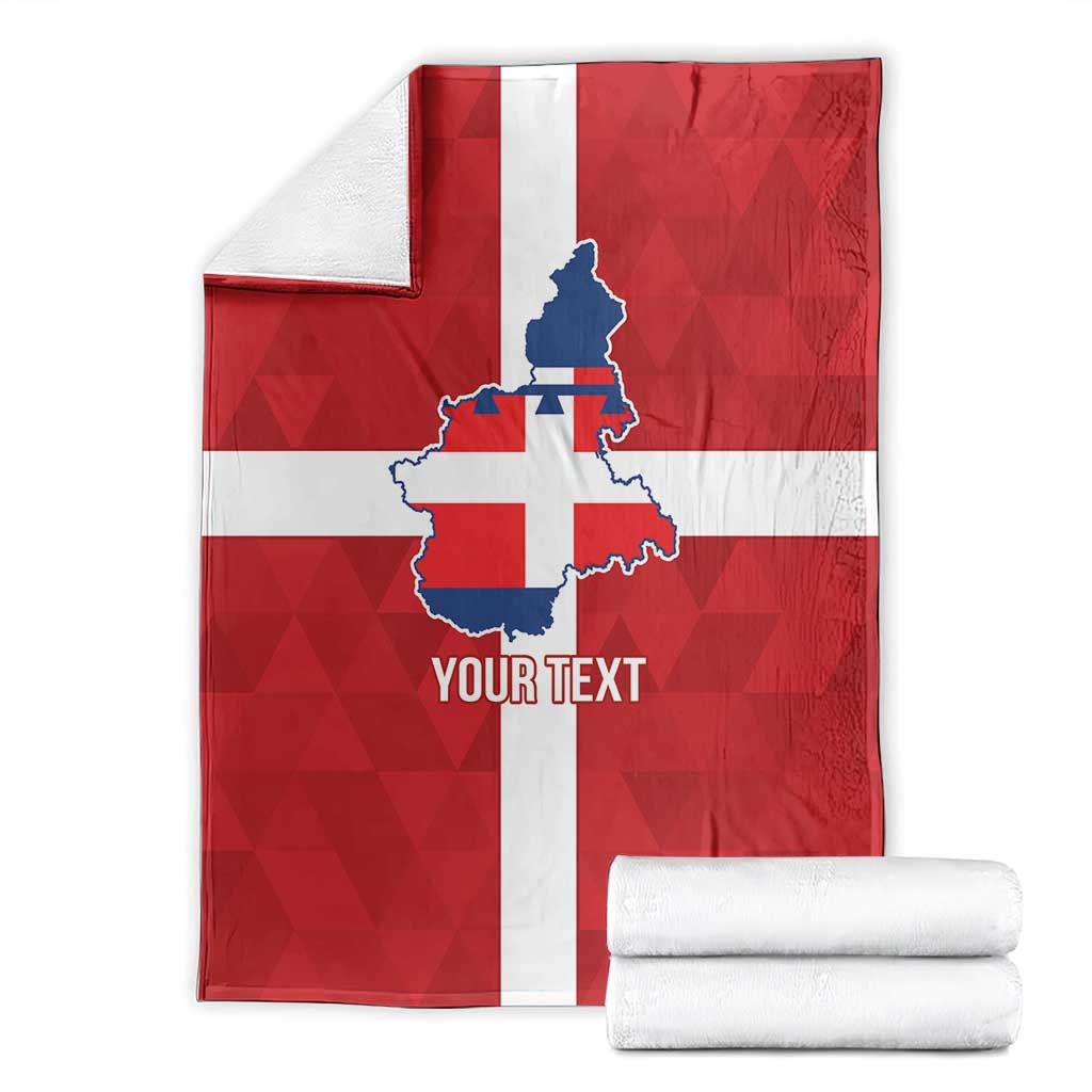 Personalized Italy Piedmont Blanket Inspiration Flags Style