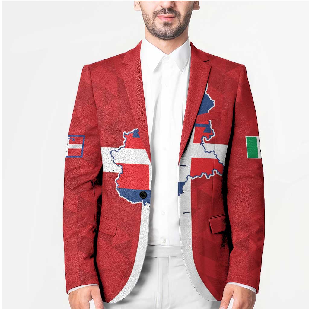 Personalized Italy Piedmont Blazer Inspiration Flags Style - Wonder Print Shop