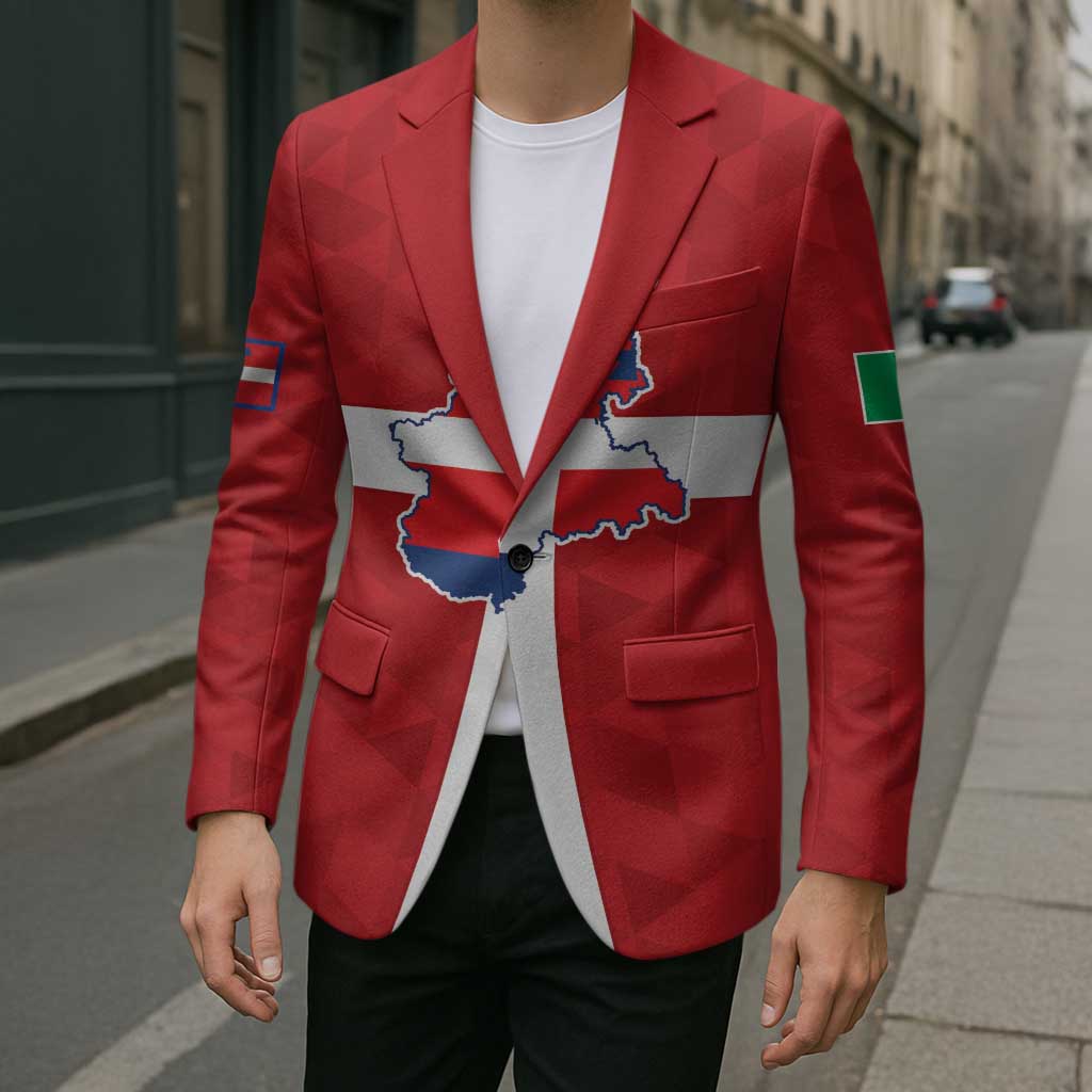 Personalized Italy Piedmont Blazer Inspiration Flags Style - Wonder Print Shop