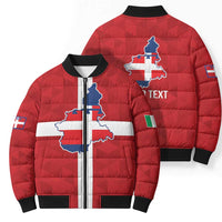 Personalized Italy Piedmont Bomber Puffer Jacket Inspiration Flags Style - Wonder Print Shop