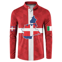 Personalized Italy Piedmont Button Sweatshirt Inspiration Flags Style