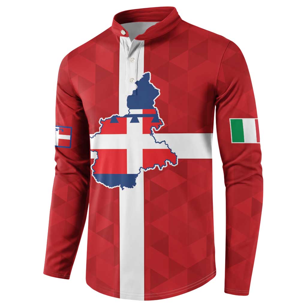 Personalized Italy Piedmont Button Sweatshirt Inspiration Flags Style