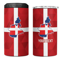 Personalized Italy Piedmont 4 in 1 Can Cooler Tumbler Inspiration Flags Style