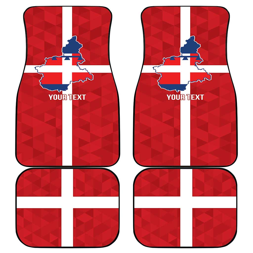 Personalized Italy Piedmont Car Mats Inspiration Flags Style