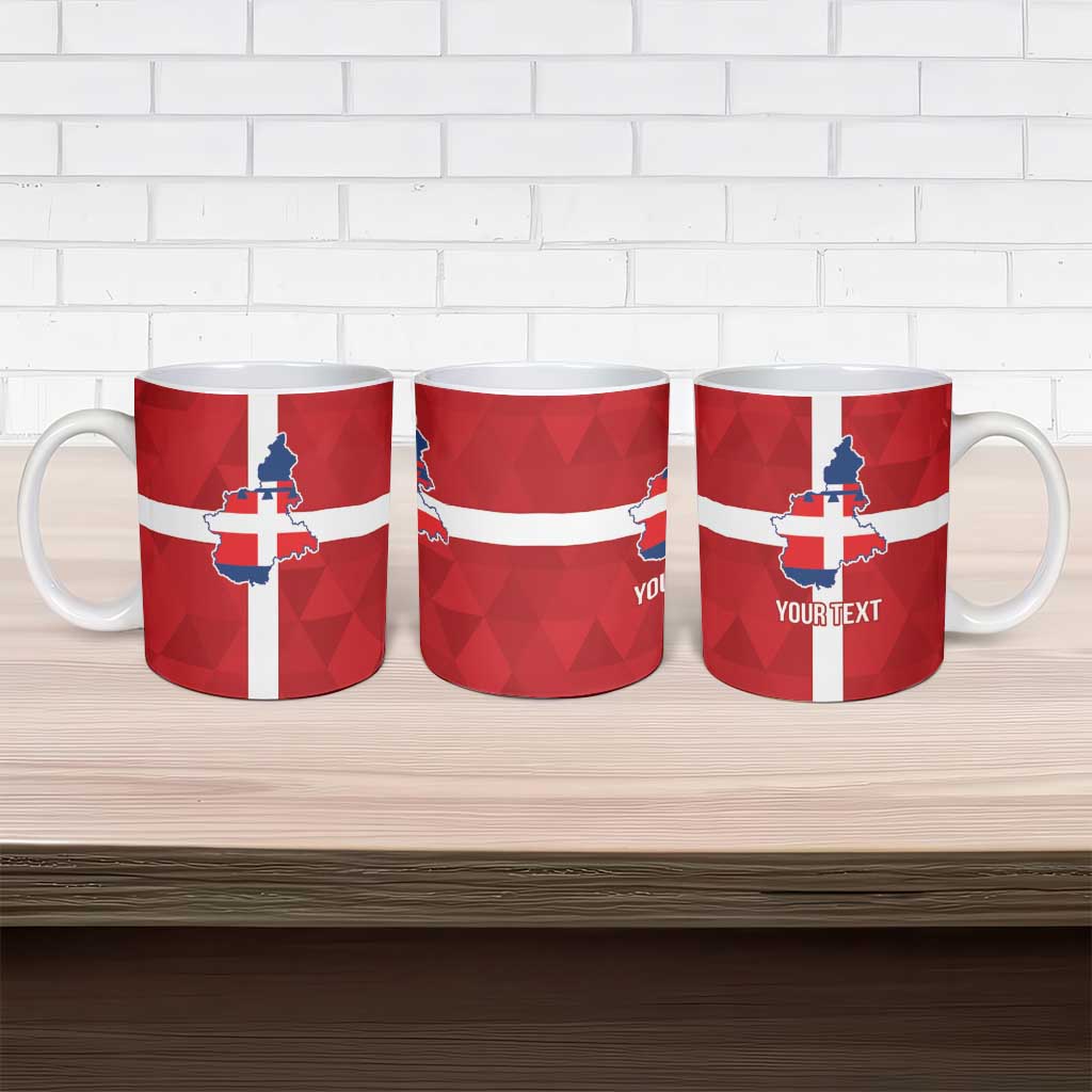 Personalized Italy Piedmont Ceramic Mug Inspiration Flags Style - Wonder Print Shop
