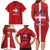 Personalized Italy Piedmont Family Matching Long Sleeve Bodycon Dress and Hawaiian Shirt Inspiration Flags Style