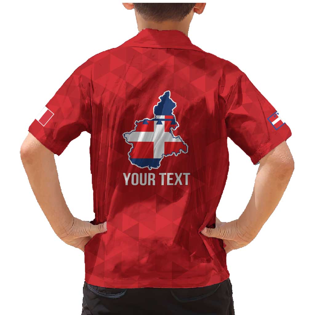 Personalized Italy Piedmont Family Matching Mermaid Dress and Hawaiian Shirt Inspiration Flags Style