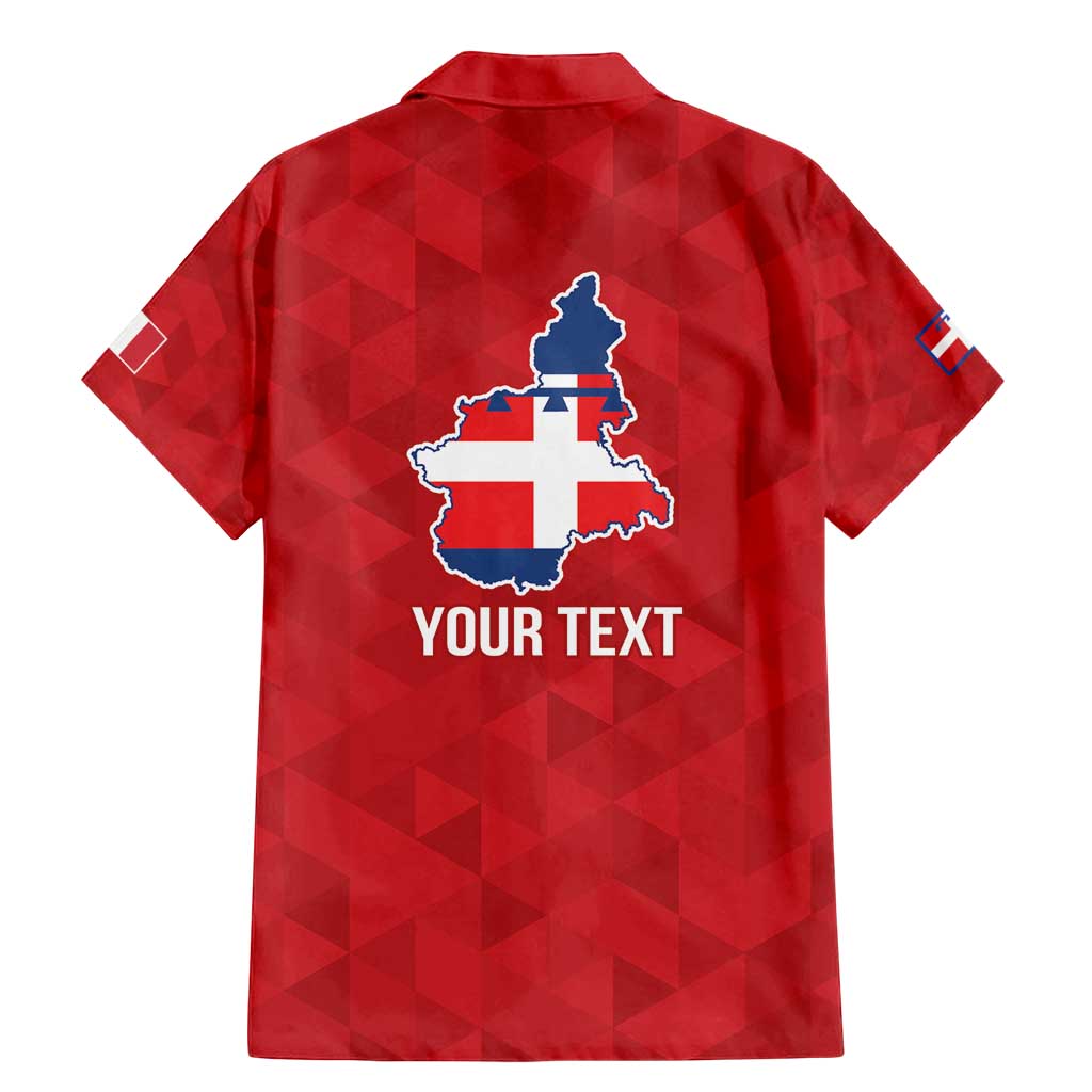 Personalized Italy Piedmont Family Matching Mermaid Dress and Hawaiian Shirt Inspiration Flags Style