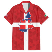 Personalized Italy Piedmont Family Matching Off The Shoulder Long Sleeve Dress and Hawaiian Shirt Inspiration Flags Style