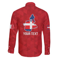 Personalized Italy Piedmont Family Matching Off The Shoulder Long Sleeve Dress and Hawaiian Shirt Inspiration Flags Style