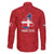 Personalized Italy Piedmont Family Matching Off The Shoulder Long Sleeve Dress and Hawaiian Shirt Inspiration Flags Style
