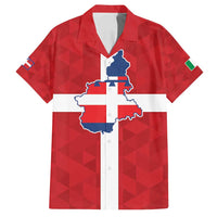 Personalized Italy Piedmont Family Matching Off Shoulder Maxi Dress and Hawaiian Shirt Inspiration Flags Style