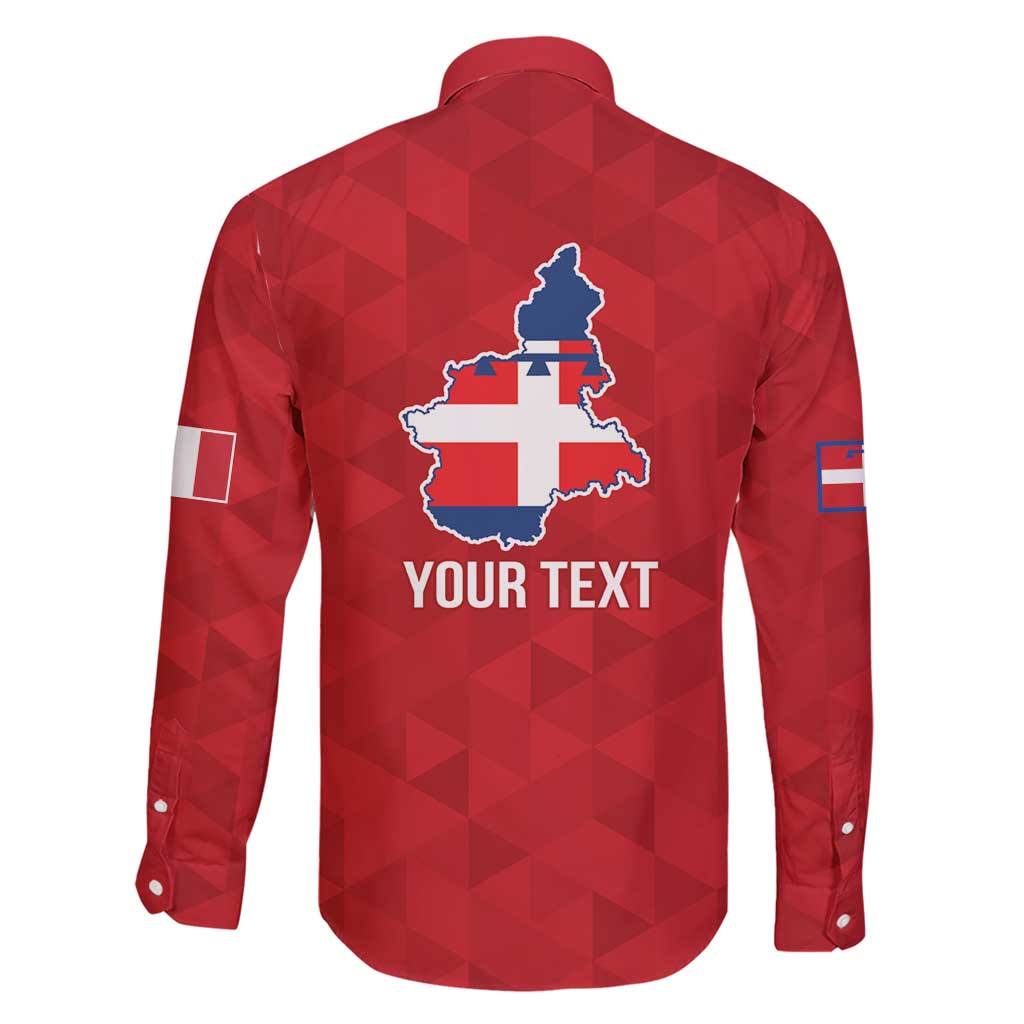 Personalized Italy Piedmont Family Matching Short Sleeve Bodycon Dress and Hawaiian Shirt Inspiration Flags Style