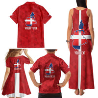 Personalized Italy Piedmont Family Matching Tank Maxi Dress and Hawaiian Shirt Inspiration Flags Style