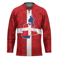 Personalized Italy Piedmont Hockey Jersey Inspiration Flags Style - Wonder Print Shop