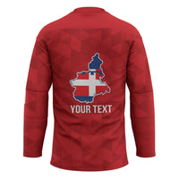 Personalized Italy Piedmont Hockey Jersey Inspiration Flags Style - Wonder Print Shop