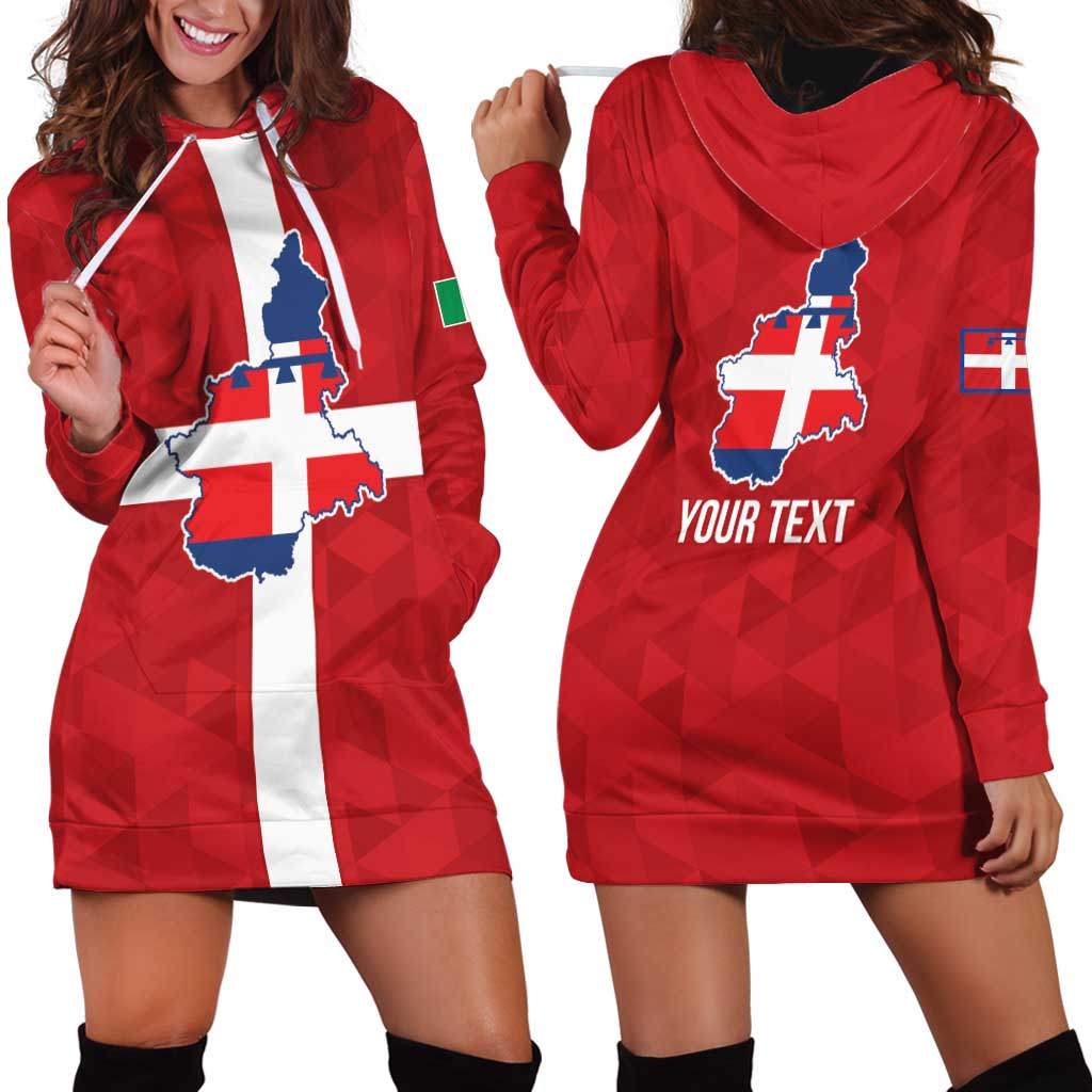 Personalized Italy Piedmont Hoodie Dress Inspiration Flags Style