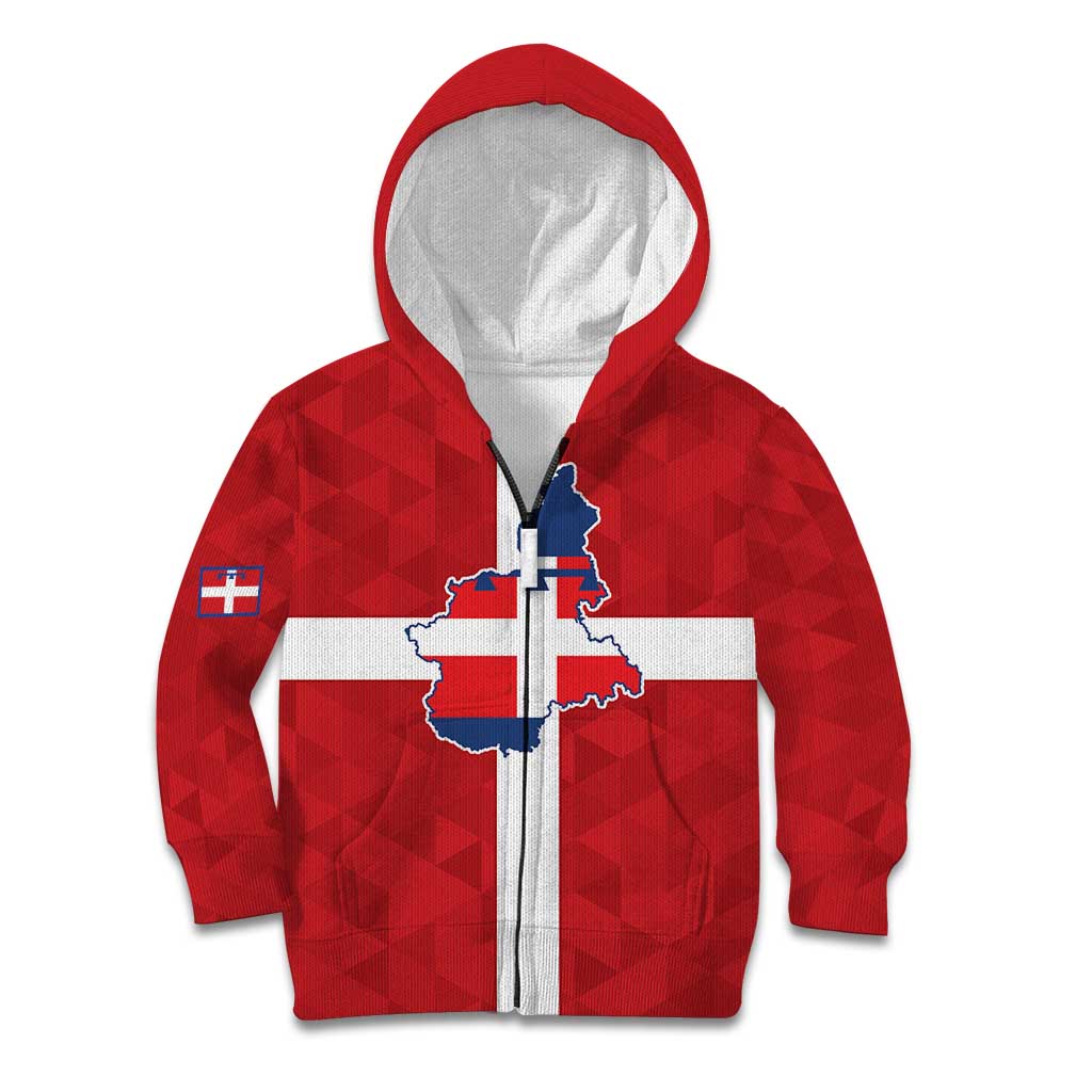 Personalized Italy Piedmont Kid Hoodie Inspiration Flags Style