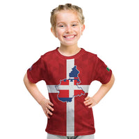 Personalized Italy Piedmont Kid T Shirt Inspiration Flags Style