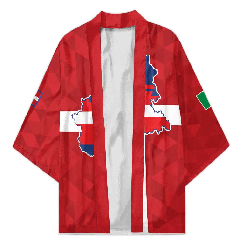 Personalized Italy Piedmont Kimono Inspiration Flags Style - Wonder Print Shop
