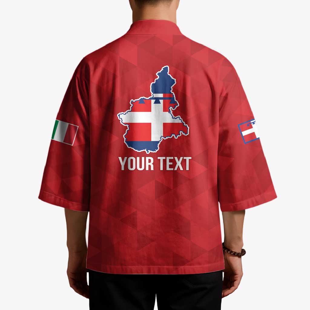 Personalized Italy Piedmont Kimono Inspiration Flags Style - Wonder Print Shop