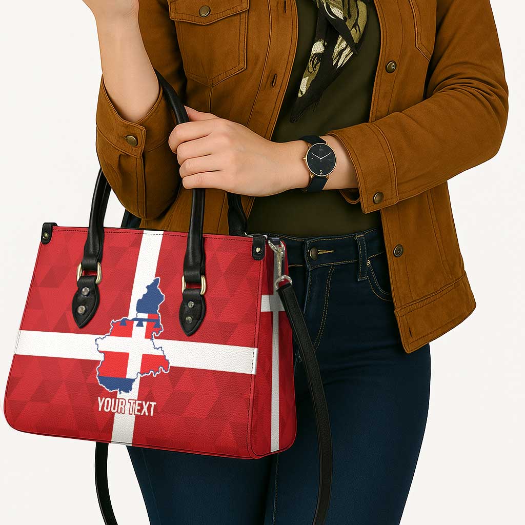 Personalized Italy Piedmont Leather Bag Inspiration Flags Style - Wonder Print Shop