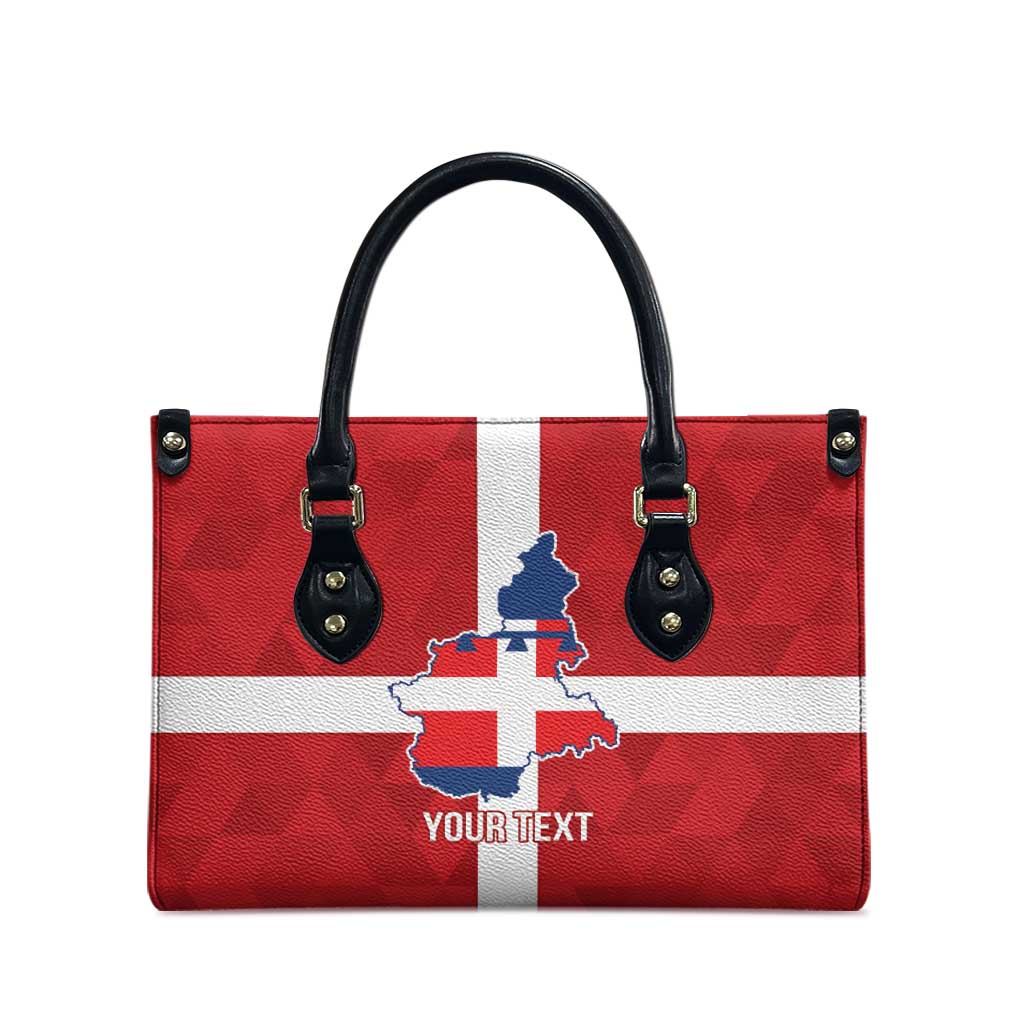 Personalized Italy Piedmont Leather Bag Inspiration Flags Style - Wonder Print Shop