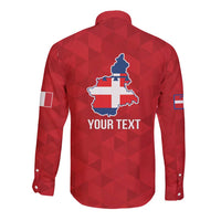 Personalized Italy Piedmont Long Sleeve Button Shirt Inspiration Flags Style