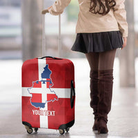 Personalized Italy Piedmont Luggage Cover Inspiration Flags Style