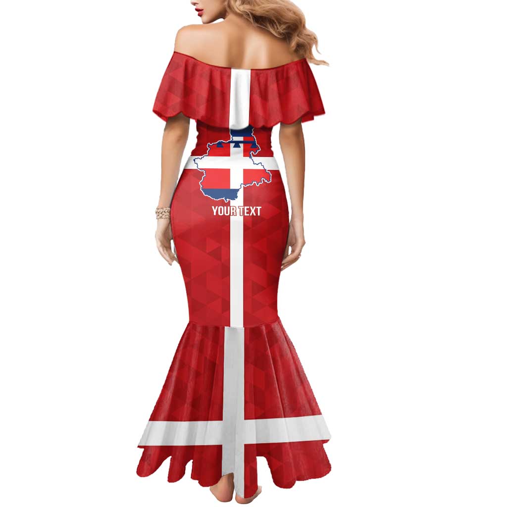 Personalized Italy Piedmont Mermaid Dress Inspiration Flags Style