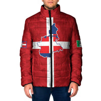 Personalized Italy Piedmont Padded Jacket Inspiration Flags Style - Wonder Print Shop