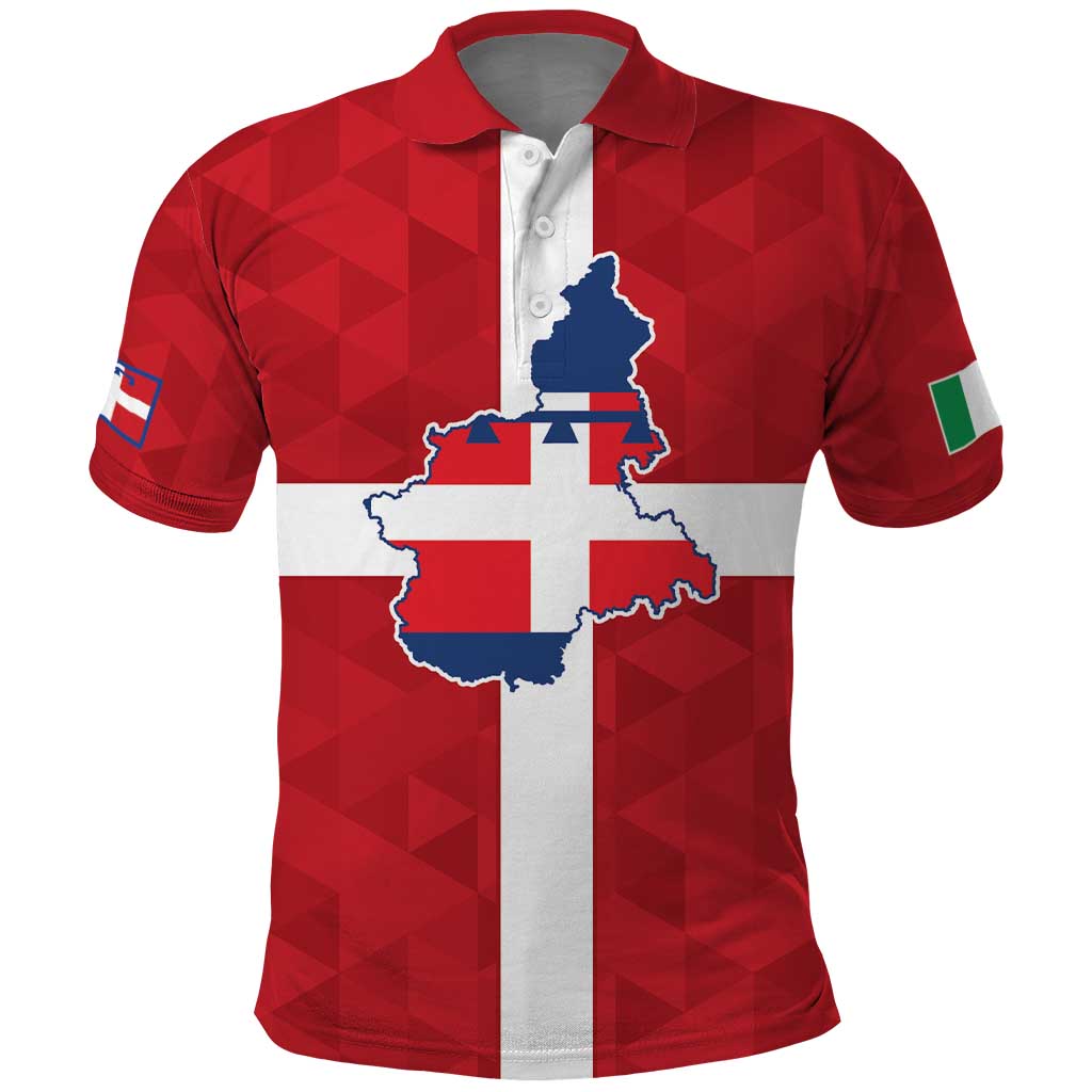 Personalized Italy Piedmont Polo Shirt Inspiration Flags Style