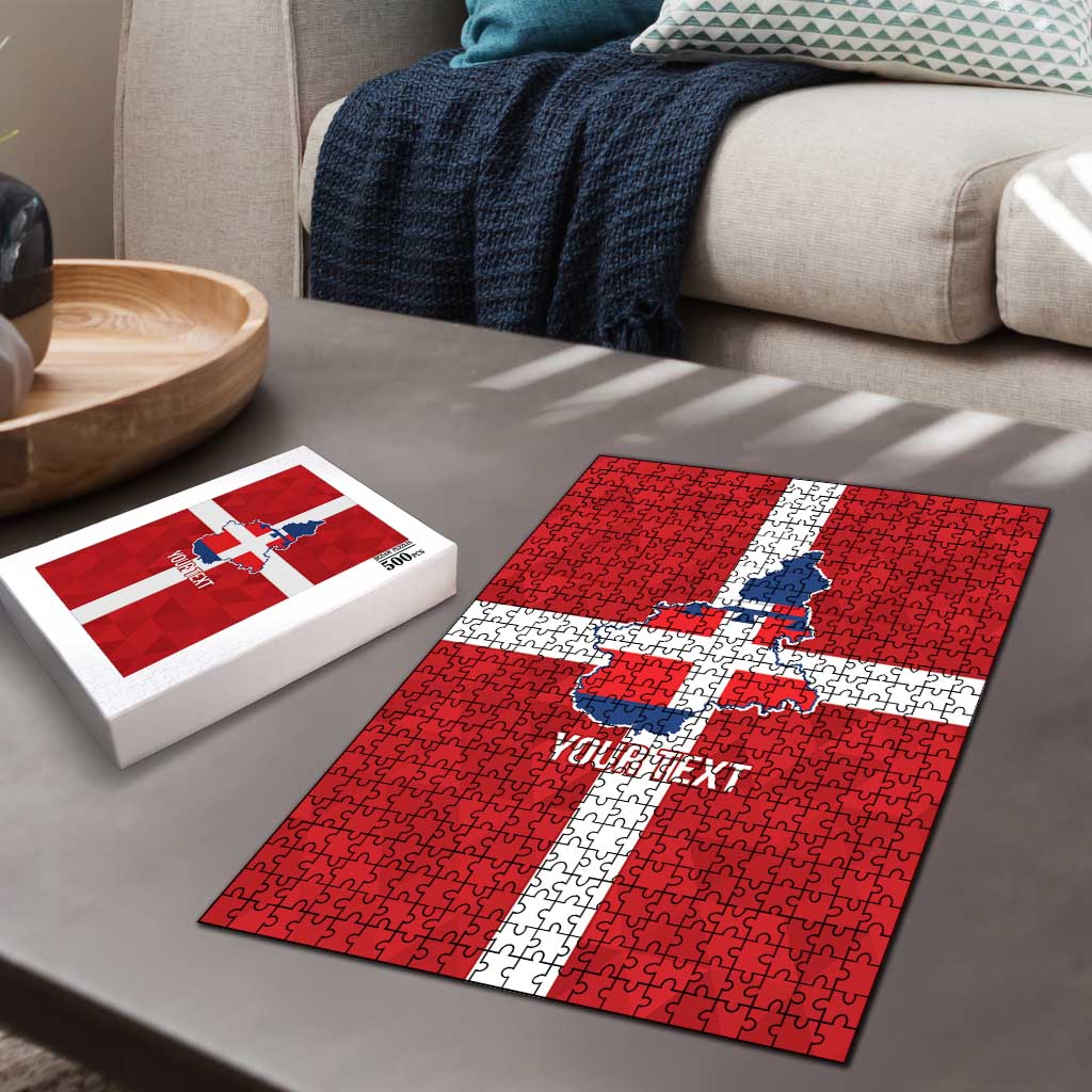 Personalized Italy Piedmont Puzzle Inspiration Flags Style - Wonder Print Shop