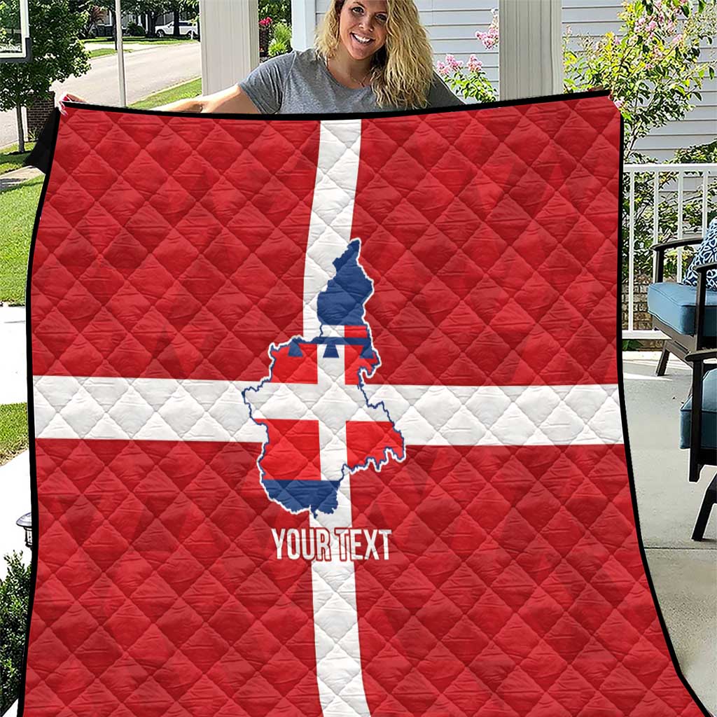 Personalized Italy Piedmont Quilt Inspiration Flags Style