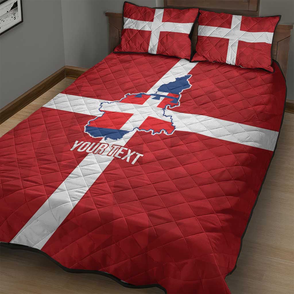 Personalized Italy Piedmont Quilt Bed Set Inspiration Flags Style