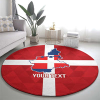 Personalized Italy Piedmont Round Carpet Inspiration Flags Style