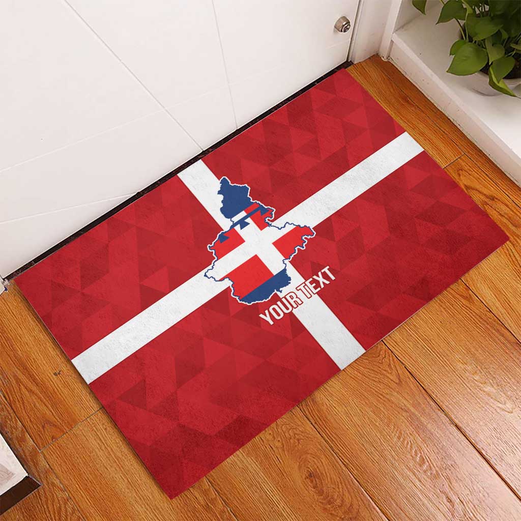 Personalized Italy Piedmont Rubber Doormat Inspiration Flags Style