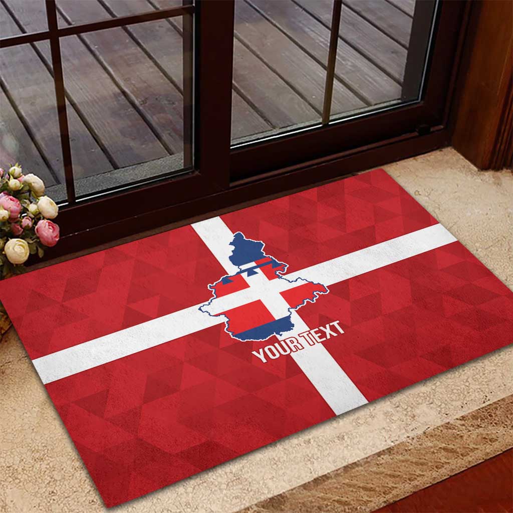 Personalized Italy Piedmont Rubber Doormat Inspiration Flags Style