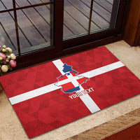 Personalized Italy Piedmont Rubber Doormat Inspiration Flags Style