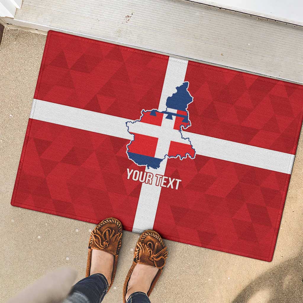 Personalized Italy Piedmont Rubber Doormat Inspiration Flags Style