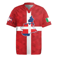 Personalized Italy Piedmont Rugby Jersey Inspiration Flags Style