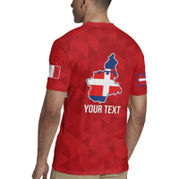 Personalized Italy Piedmont Rugby Jersey Inspiration Flags Style
