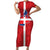 Personalized Italy Piedmont Short Sleeve Bodycon Dress Inspiration Flags Style
