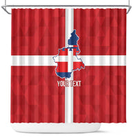 Personalized Italy Piedmont Shower Curtain Inspiration Flags Style