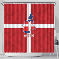 Personalized Italy Piedmont Shower Curtain Inspiration Flags Style