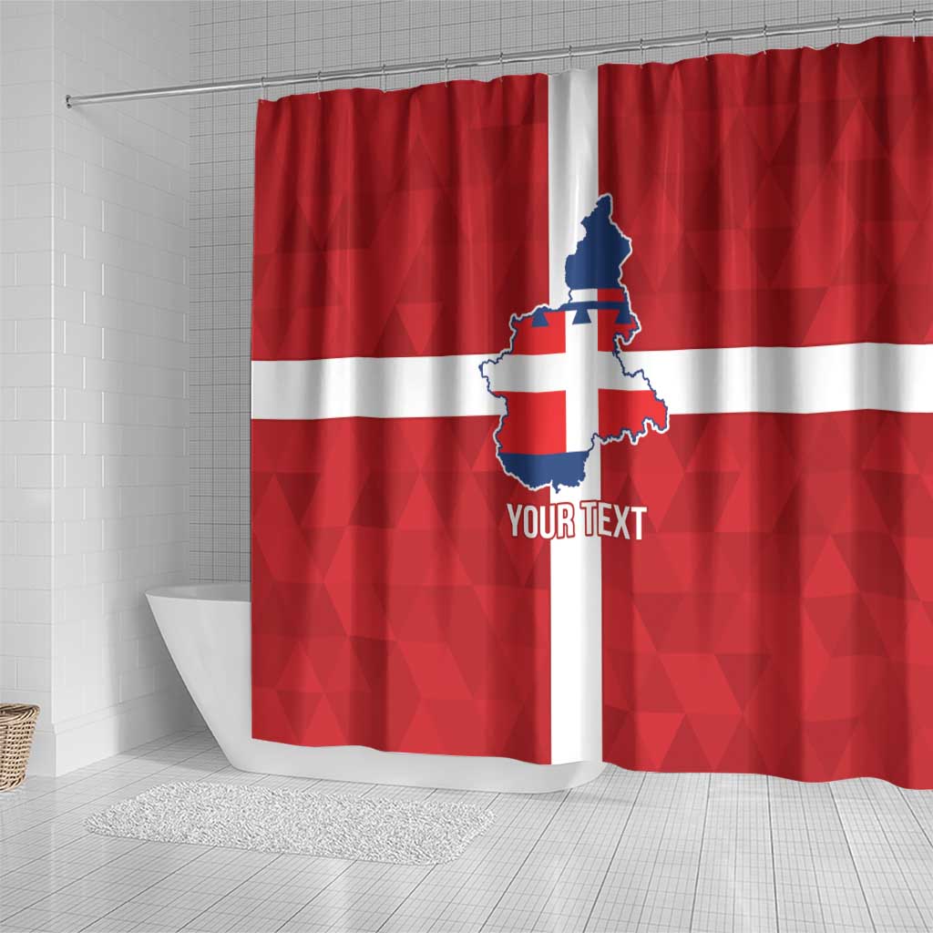 Personalized Italy Piedmont Shower Curtain Inspiration Flags Style