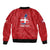 Personalized Italy Piedmont Sleeve Zip Bomber Jacket Inspiration Flags Style